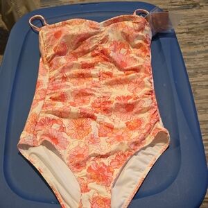 Target Floral Swimsuit in Pink and Orange